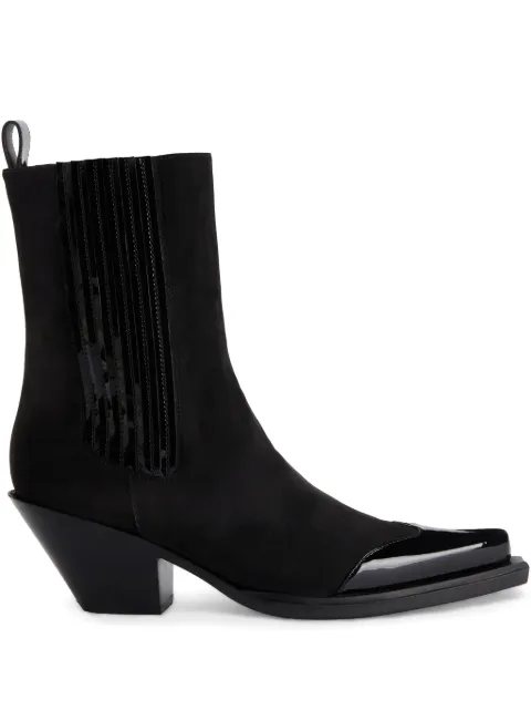 Alexandre Vauthier suede ankle boots Black AVE2703010