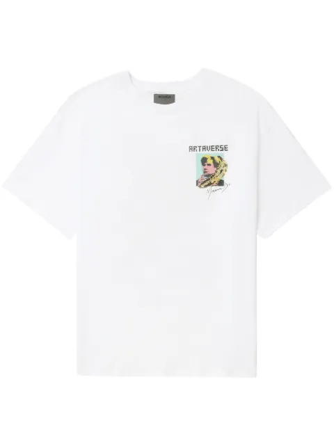 Musium Div. Artaverse cotton T-shirt White MMUTEM00385X