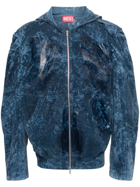 Diesel S-Mika-Zip zip-up hoodie Blue A138420KKAB