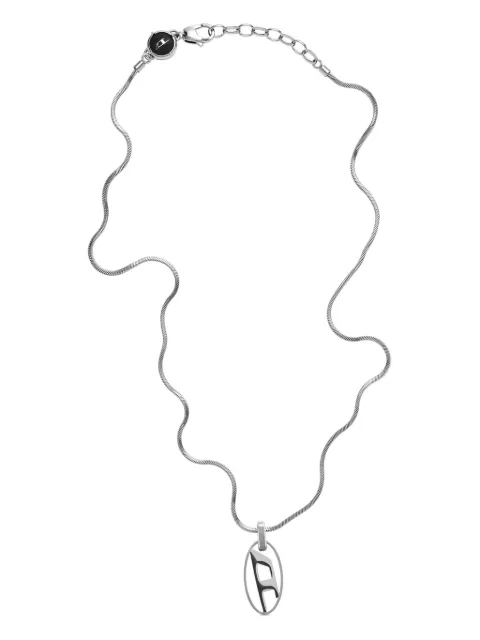 Diesel stainless steel pendant necklace Silver DX134200DJW