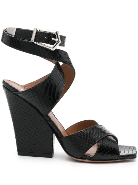 Paris Texas Arizona 100mm leather sandals Black PX1269XPCLS
