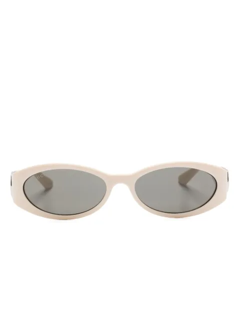 Gucci Eyewear oval-frame tinted-lenses sunglasses Neutrals GG1660S004