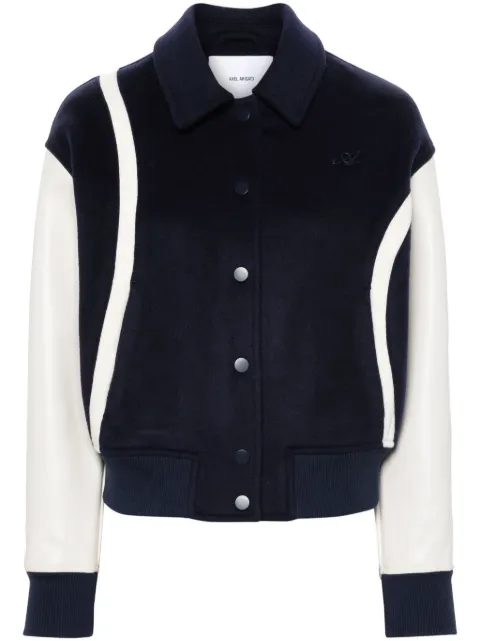 Axel Arigato Bay logo-embroidered bomber jacket Blue A2116003