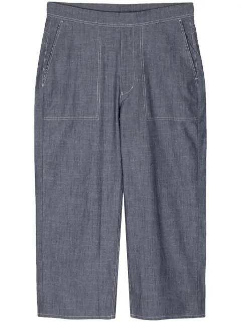 Alpha Industries straight-leg cotton trousers Blue MBW54000C1