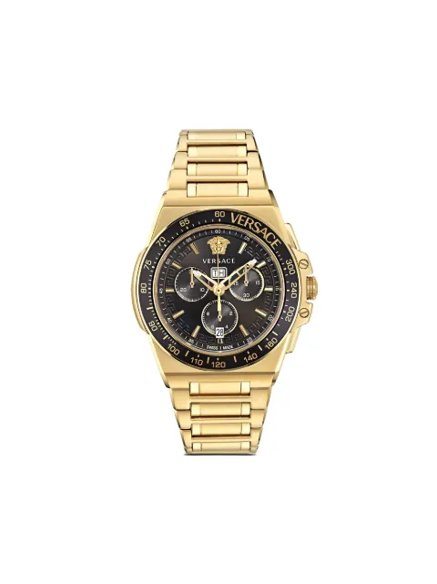 Versace Greca Chrono 45mm Black VE7H00623