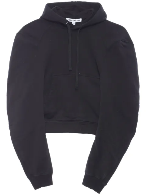 JORDANLUCA Bulldog cotton hoodie Black 11324181091