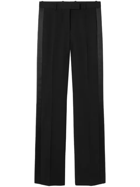 Versace straight-leg virgin wool trousers Black 10124771A06502