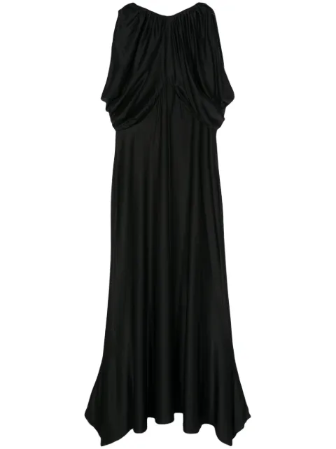 Rabanne draped maxi dress Black 24EJRO820VI0267
