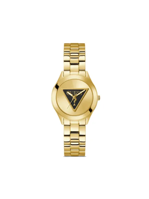 GUESS USA Tri Plaque quartz 34mm Gold GW0675L2