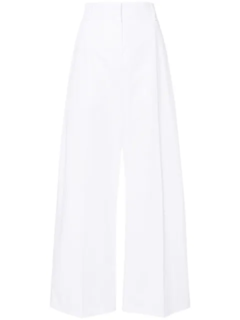 Sportmax Gebe wide-leg trousers White 2412131122600