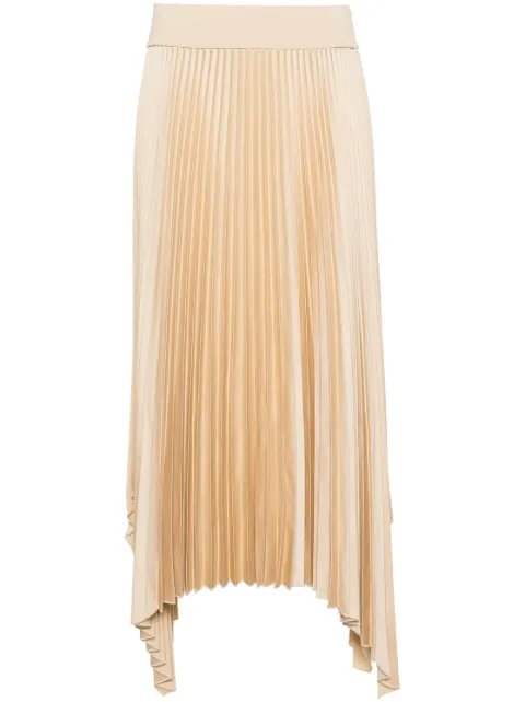 JOSEPH Ade pleated midi skirt Neutrals JF008142