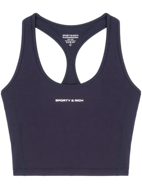 Sporty & Rich SR Bold sports tank top Blue TSAW2310GB