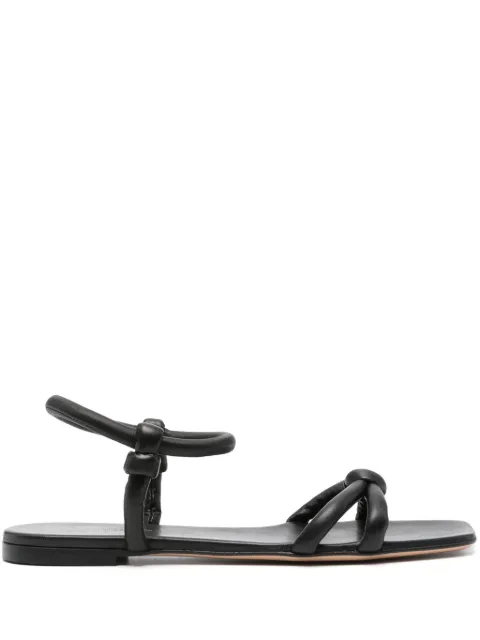 Gianvito Rossi Juno leather sandals Black G3232405CUONAP