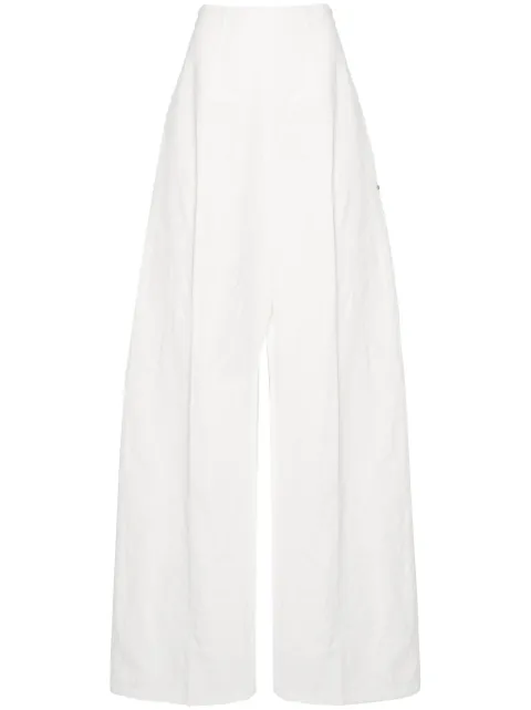 Sportmax high-waisted palazzo pants White 2412131023600