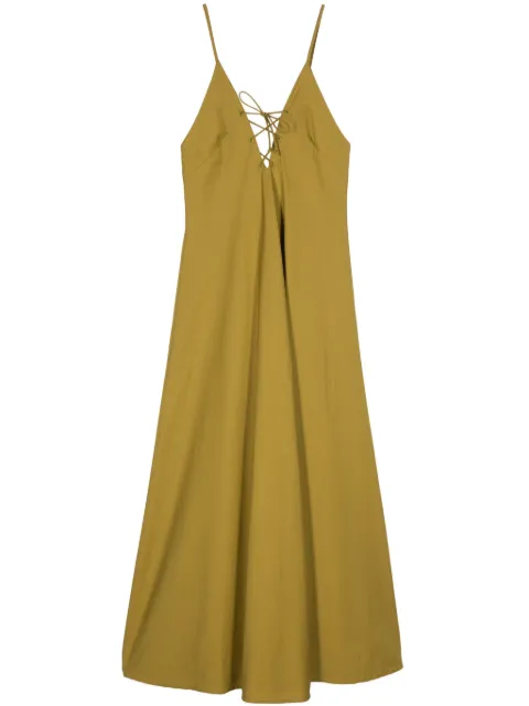 Forte Forte cotton poplin maxi dress Green 12352MYDRESS
