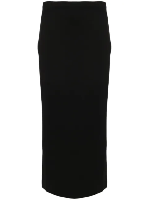 Tibi Compact Ultra midi skirt Black T000UK5243