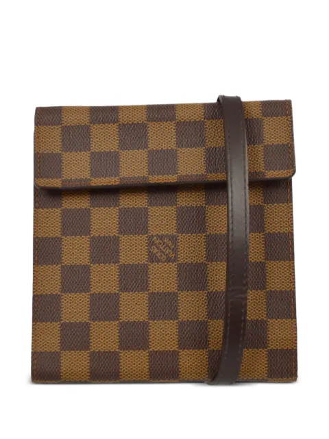 Louis Vuitton Pre-Owned 1999 Damier Ebène anniversary CD case Brown N62935