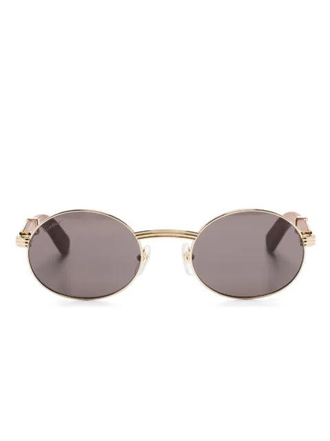 Cartier Eyewear oval-frame sunglasses Gold CT0464S002