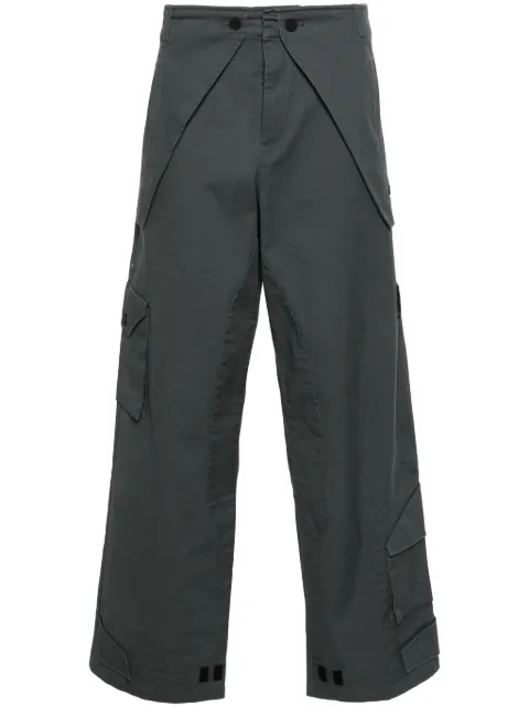 A-COLD-WALL* Overlay twill cargo trousers Grey ACWMB276