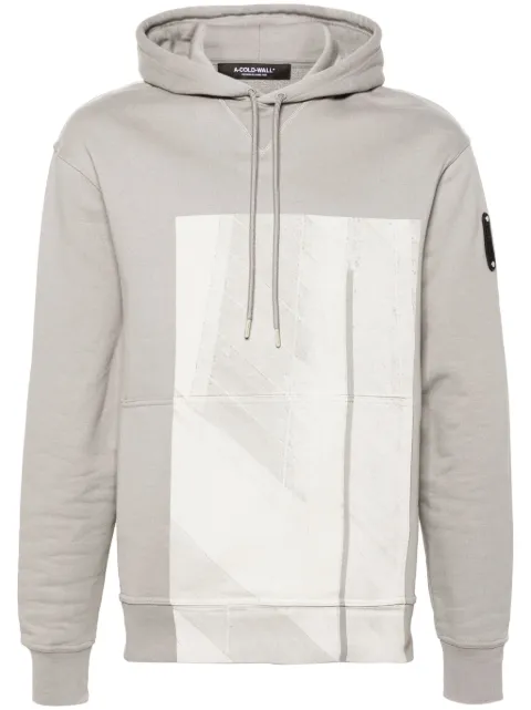 A-COLD-WALL* Strand cotton hoodie Grey ACWMW186