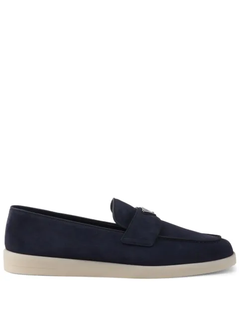 Prada suede loafers Blue 2DG124FG001103