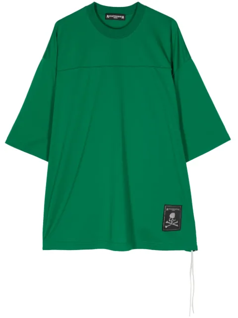 Mastermind World logo-print crew-neck T-shirt Green MW24S12TS032GRN