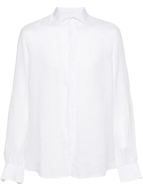Peserico long-sleeve linen shirt White R56023L4300210