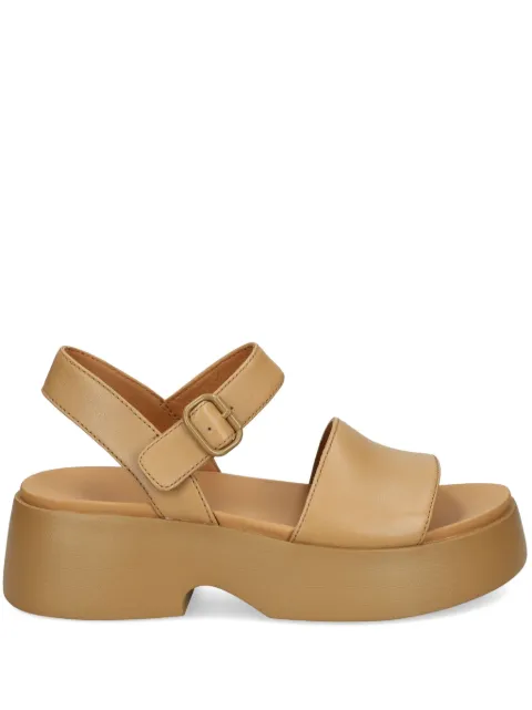 Camper Tasha 55mm leather sandals Brown K201659003