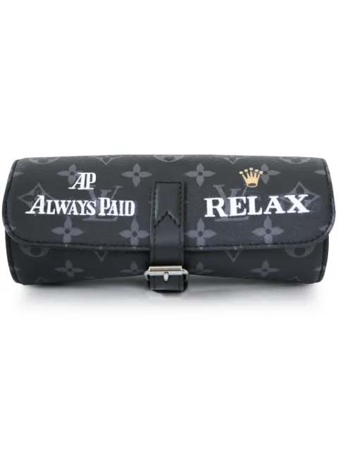 Louis Vuitton Pre-Owned 3-watch case Black DPLV7731