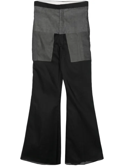 Rick Owens Dirt Bolan high-waist trousers Black RR01D3300ORNC