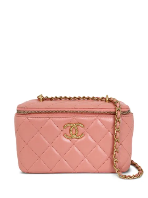 CHANEL Pre-Owned CC quilted handbag Pink DPVC7663