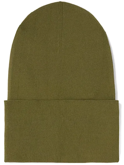 Jil Sander turn-up ribbed bucket hat Green J03ZZ0140J18320