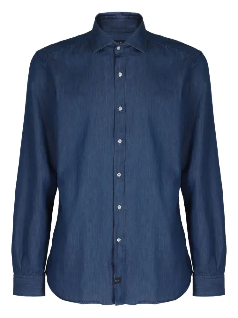 Fay cotton shirt Blue NCMA148115LMJP