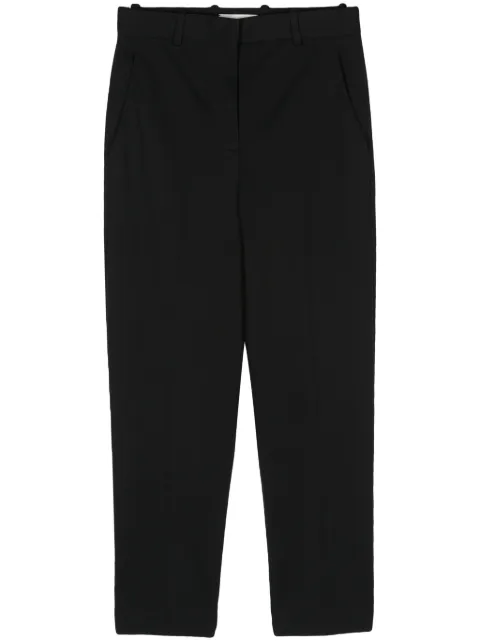 Circolo 1901 textured tapered trousers Black FD3007