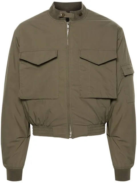 Givenchy cropped bomber jacket Green BM016L15EF