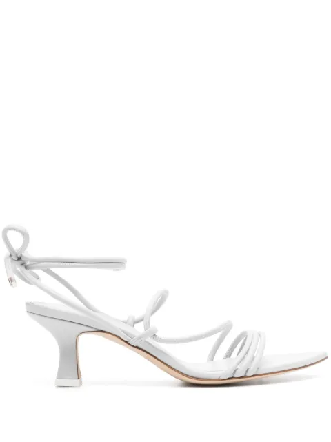 3juin Dafne Pulp 55mm leather sandals Grey 323SC016J0770118