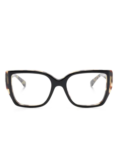 Michael Kors Castello square-frame glasses Black MK4115U
