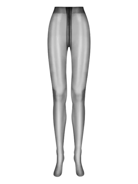 Maison Close satin high-waisted tights Black 560109