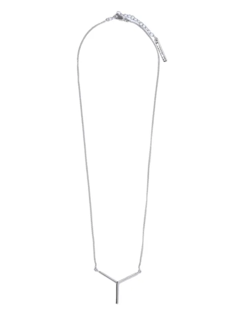 Y/Project Mini Y pendant necklace Silver 640NE001