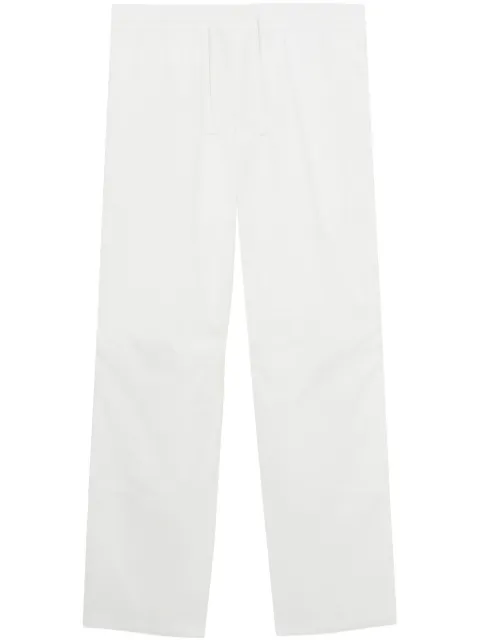 OAMC straight-leg cotton trousers White 24E28OAU45COT00991