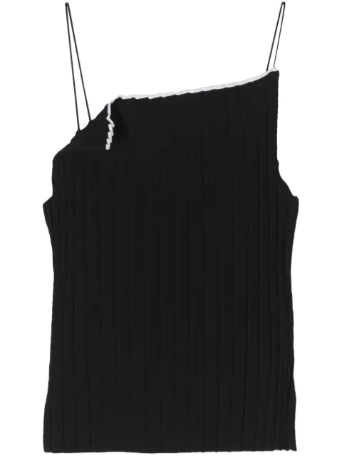 Jacquemus The Pleated tank top Black 241KN3782358990
