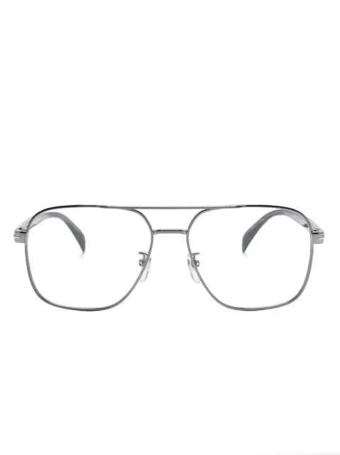 Eyewear by David Beckham DB 7103 pilot-frame glasses Black DB7103