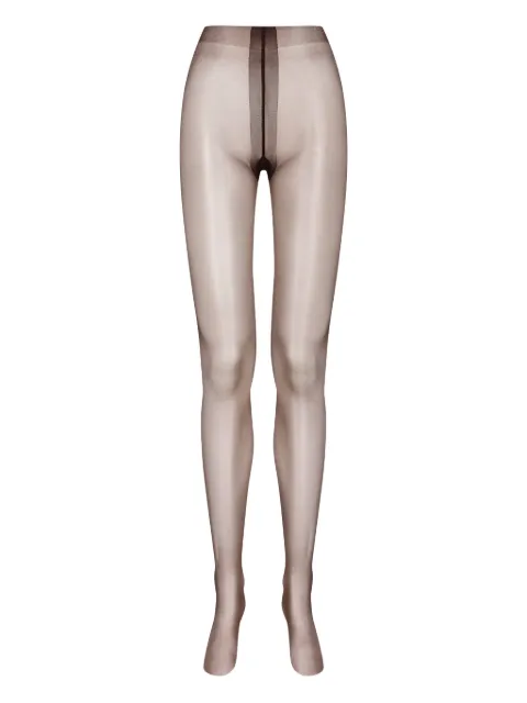 Maison Close satin high-waisted tights Brown 560124