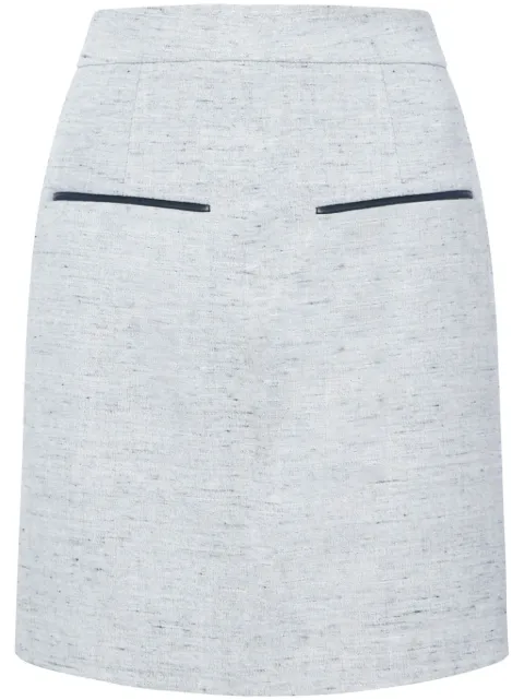 Proenza Schouler Judith mélange-effect skirt Grey R2435004AY185