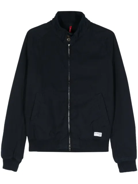 Fay logo-patch ripstop jacket Blue MAM1248275TVW1
