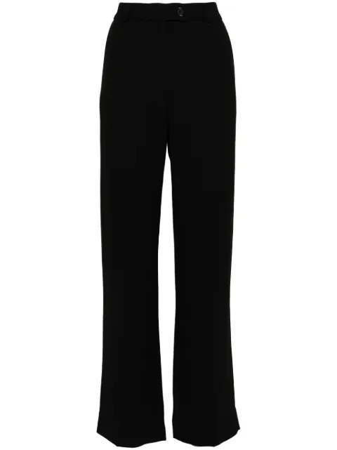 TOTEME pressed-crease straight trousers Black 242WRB1629FB0106001