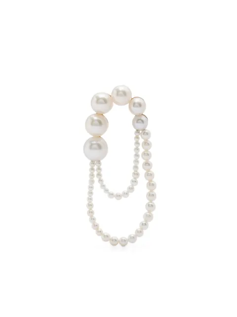 Sophie Bille Brahe 14kt recycled yellow gold Embrassée de Perle single earring Gold EA24CRT22FWL