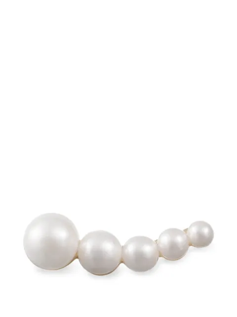 Sophie Bille Brahe Petite Croissant Japonais freshwater pearl single earring Gold EA24PCRFWR
