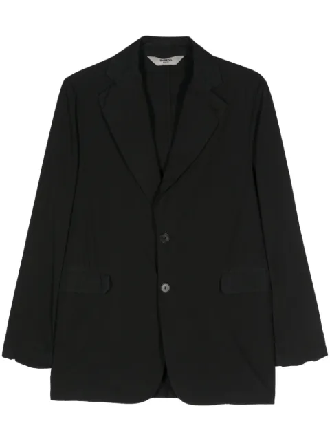 Barena single-breasted cotton blazer Black GID46072586