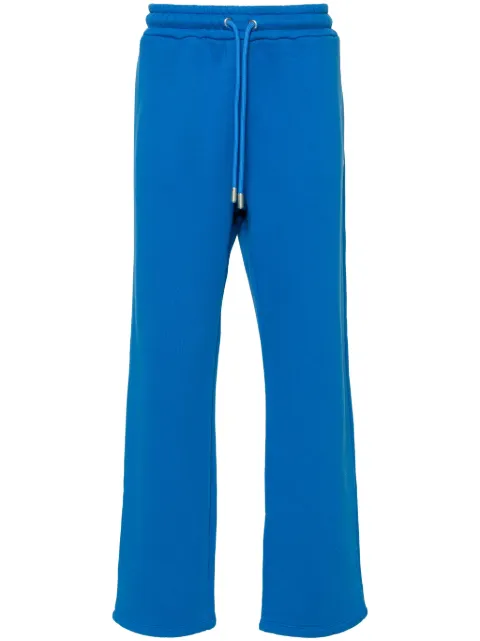 Off-White logo-embroidered track pants Blue OMCH054S24FLE0014601
